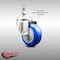 Service Caster 3 Inch 316SS Blue Polyurethane Wheel Swivel 10mm Threaded Stem Caster SCC SCC-SS316TS20S314-PPUB-BLUE-M1015 - alternate 2